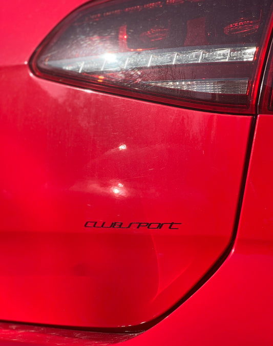 Sticker / autocollant vw clubsport